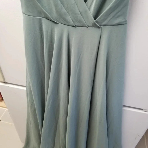 Bhldn by Anthropologie Eva Dress Maxi Moss XS - Picture 11 of 14